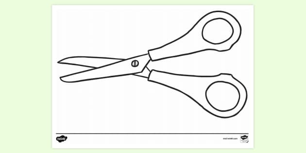 Christmas Scissors Skill Coloring Pages Graphic by Kids Hub