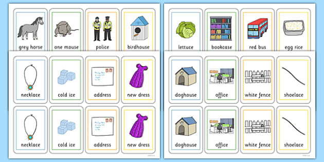 Two Syllable Final 'S' Sound Playing Cards (teacher Made)