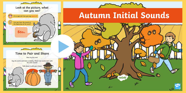 EYFS Autumn Initial Sounds PowerPoint (teacher Made)