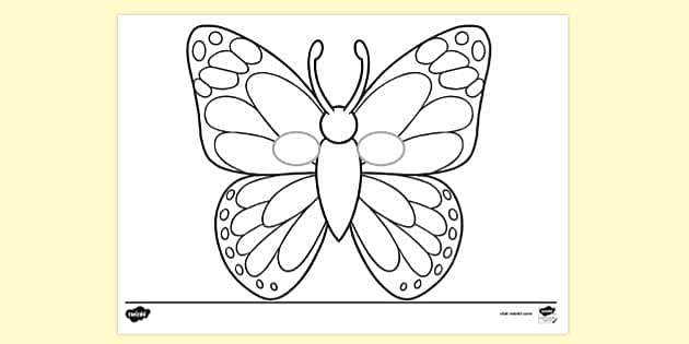 Paper Butterfly Mask for Kids | Butterfly Mask Template PDF