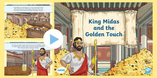 King Midas' Golden Touch Character Map Storyboard