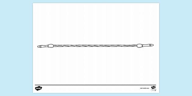 FREE! - Stretched Rope Colouring Sheet, Colouring Sheets