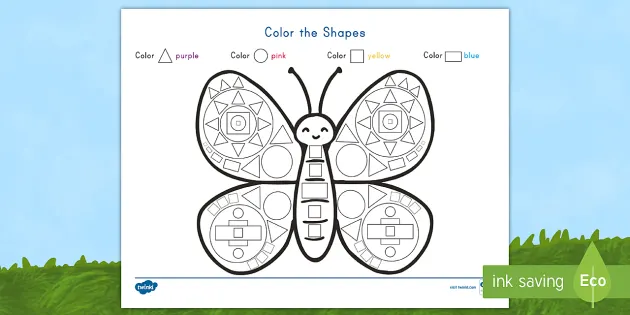 Butterfly Coloring Sheet | K-2 Teaching Resources | Twinkl