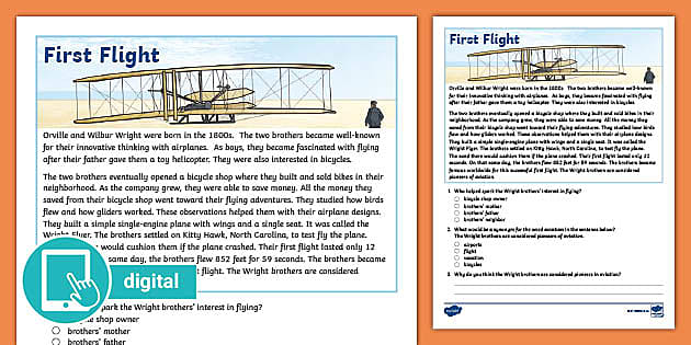 first airplane trip worksheet