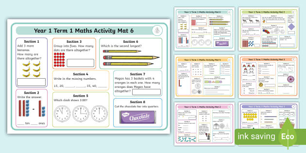 maths homework year 1