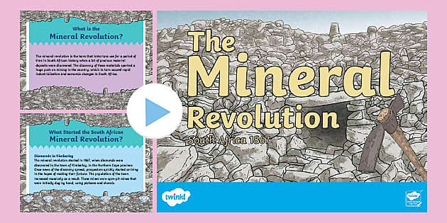 mineral revolution in south africa essay