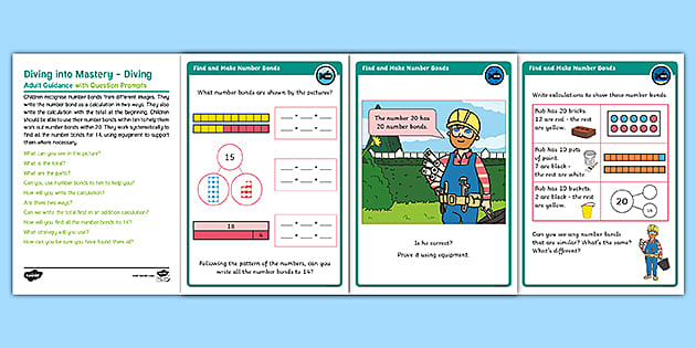 👉 White Rose Supporting Year 1 Find and Make Number Bonds