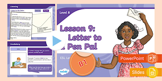 ESL Curriculum Level 8, Lesson 9 PowerPoint