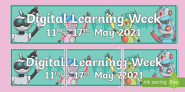 Digital Learning Week 2018 Banner (teacher Made) - Twinkl