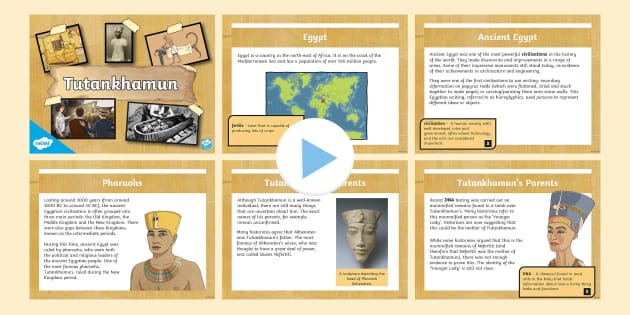 Tutankhamun PowerPoint - Ancient Egypt KS2 (teacher Made)