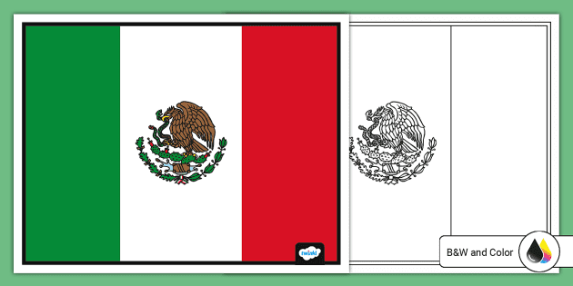 Mexico Flag Poster (Teacher-Made) - Twinkl