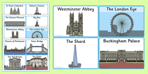 london landmark cards teacher made birth plan icons