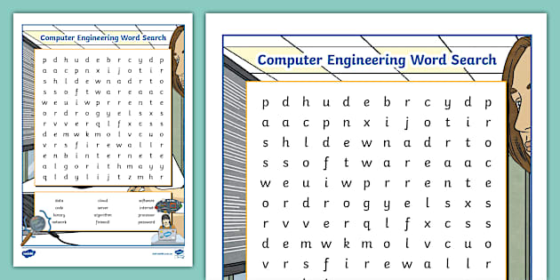Computer Engineering Word Search (teacher made) - Twinkl