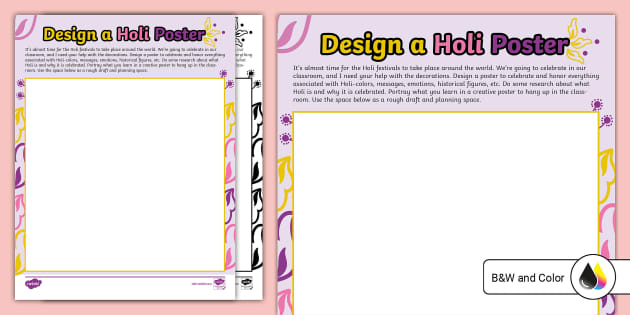 Design A Holi Poster Activity For 6th 8th Grade Twinkl design-a-holi-poster-activity-for-6th-8th-grade-twinkl