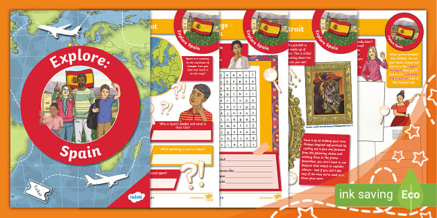 Explore Spain Activity Booklet KS2 professor Feito 