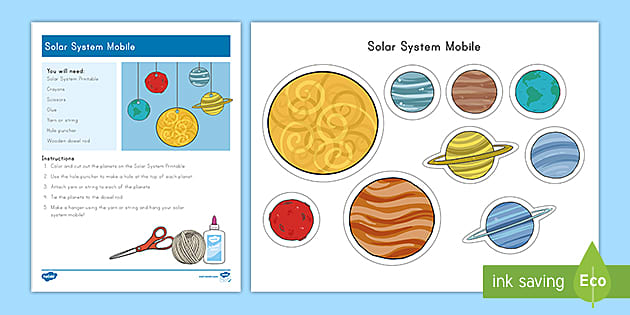 Solar System for Kids Activity