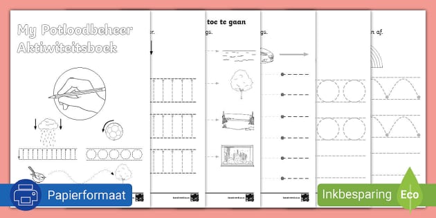 FREE! - Potloodbeheer Aktiwiteitsboek - Twinkl