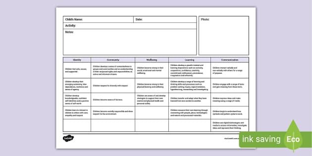 Older Child Point Sheet Instructions and Template - Pillars for