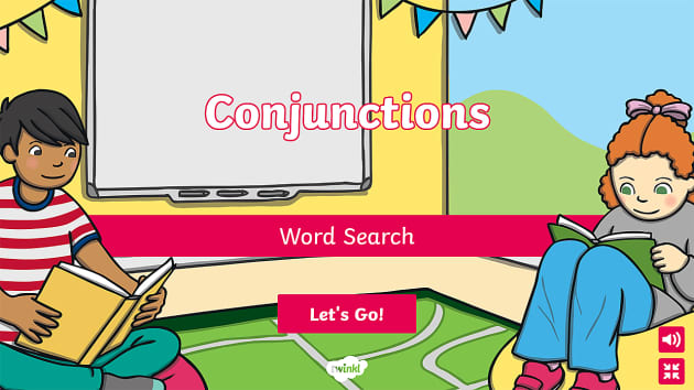 conjunctions-interactive-word-search