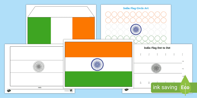 indian independence day paintings kids