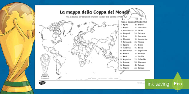 Mappa del mondo Poster (teacher made) - Twinkl