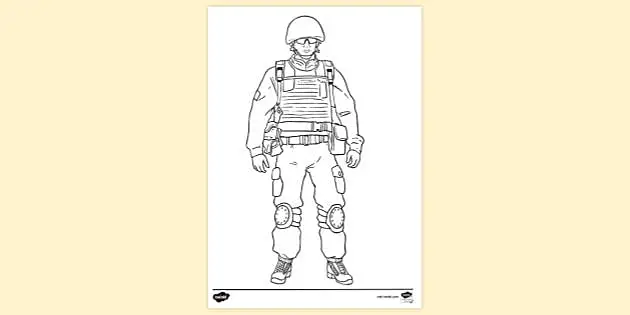 National Army Drawing for kids (Step by Step Tutorials) - K4 Craft