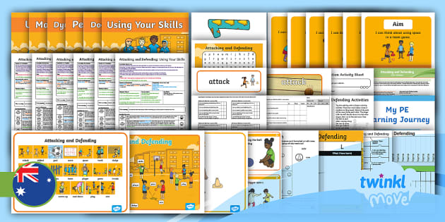 Year 1 Attacking and Defending Unit Pack (teacher made)