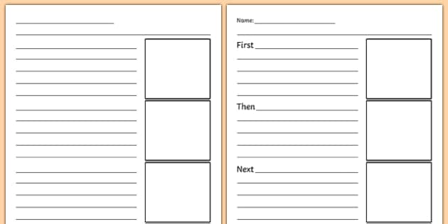 Four Square Writing Template (Teacher-Made) - Twinkl