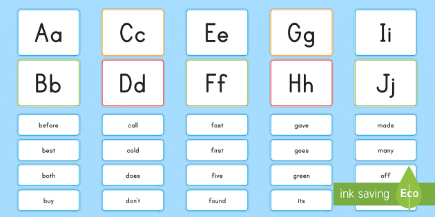 First Grade Word Wall (professor feito) - Twinkl