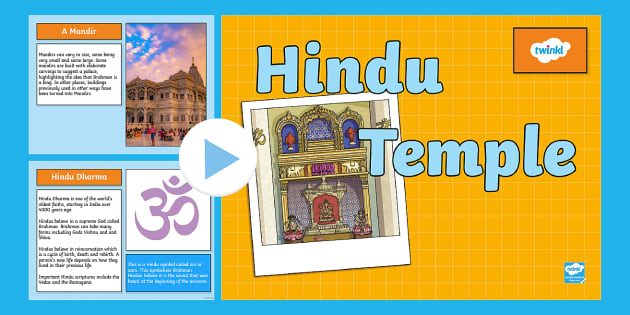 Hindu Place of Worship PowerPoint (teacher made) - Twinkl