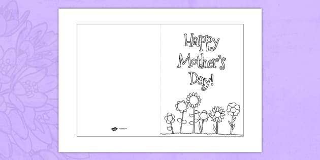 Happy mothers day card with text and frame of vintage botanical Stock  Vector by ©Olga_Lebedeva 150782492