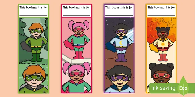 FREE! - Superboy and Supergirl Bookmarks | Primary Resources