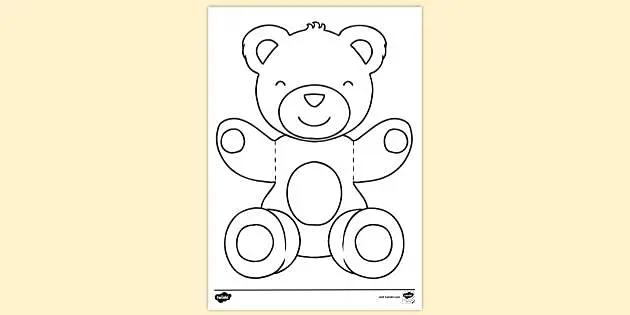 Premium Vector | Cute teddy bear clipart neutral colors for kids easy  drawing cute baby