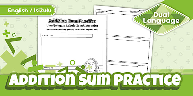 Grade 4 Maths - Term 4 - Addition Sum Practice for Term 4 - Activity ...