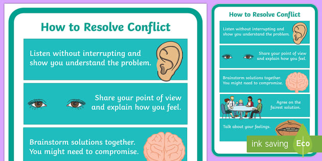 Listen without to. How to resolve a Conflict. Плакат dealing with Conflict. Resolve the Conflict. Steps to resolve Conflicts.