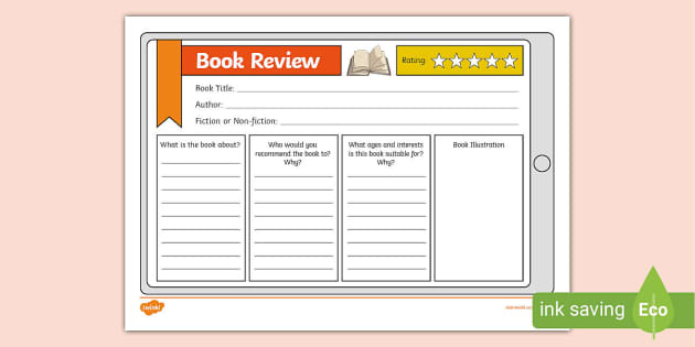 examples of book reviews ks2