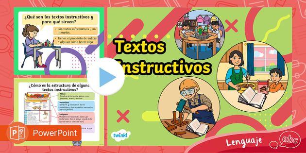 PowerPoint | Textos Instructivos | Lenguaje (teacher made)