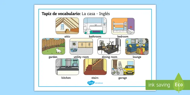 APRENDA EM CASA INGLÊS:LUGARES-OBJETOS