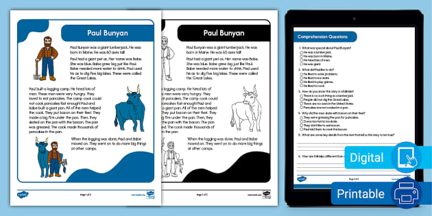 paul bunyan coloring pages activities