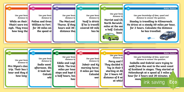 Distance Time Graph Worksheet - With Answer Key Math Twinkl