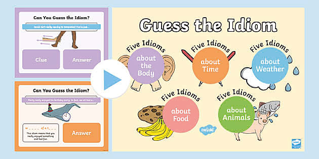 Draw An Idiom Template (teacher made) - Twinkl