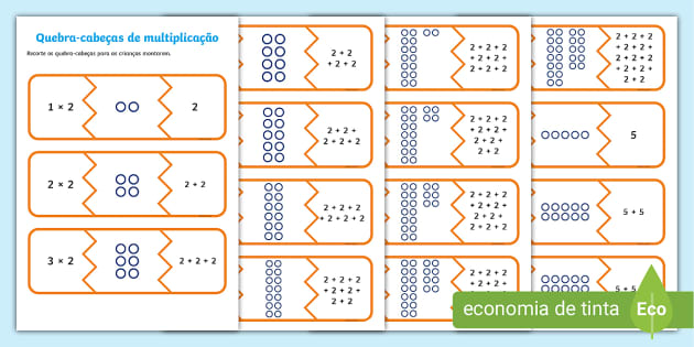 Multiplicação - Parte II - Planos de aula - 2º ano