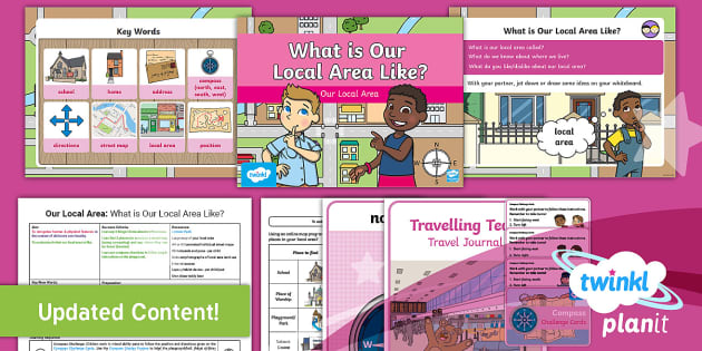 Geography: Our Local Area: What Is Our Local Area Like? Year 1 Lesson ...