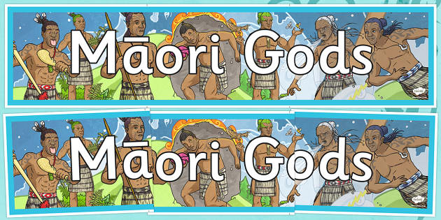 Maori Gods Display Banner (teacher made) - Twinkl