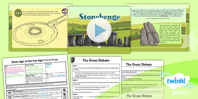 Stonehenge Lesson Plan 4 - Year 5 & 6 History (teacher made)