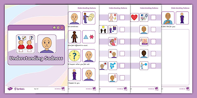 Twinkl Symbols: Understanding My Emotions - Sadness - Twinkl