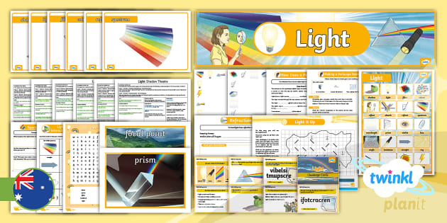 Year 5 Science Light Unit Pack (teacher made) - Twinkl