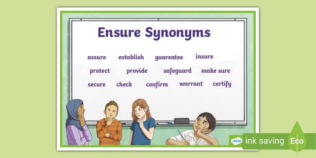 ensure-synonyms-word-mat-teacher-made-twinkl