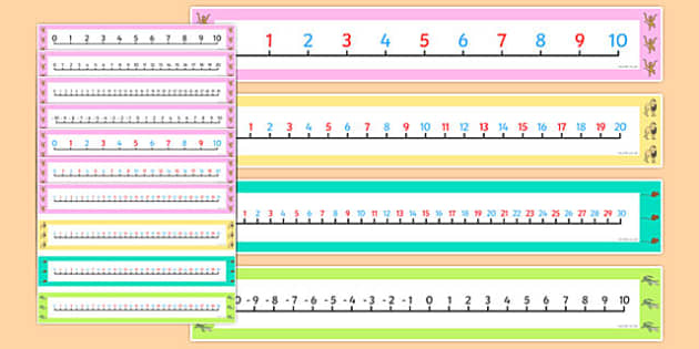 Crocodile Themed Number Lines Pack Up To 30 (teacher made)