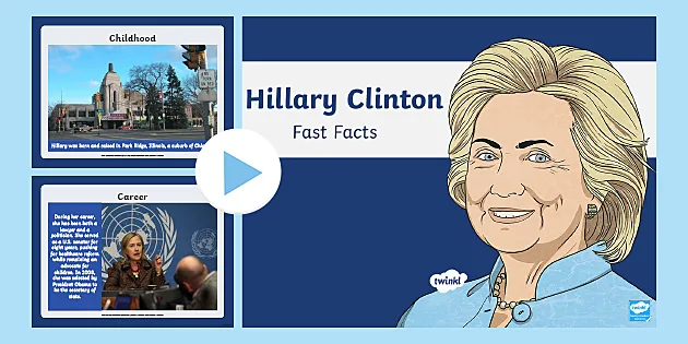 Hillary Clinton Fast Facts PowerPoint (Teacher-Made)